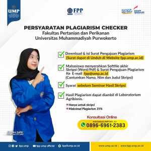 Persyaratan Plagiarism Checker FPP UMP